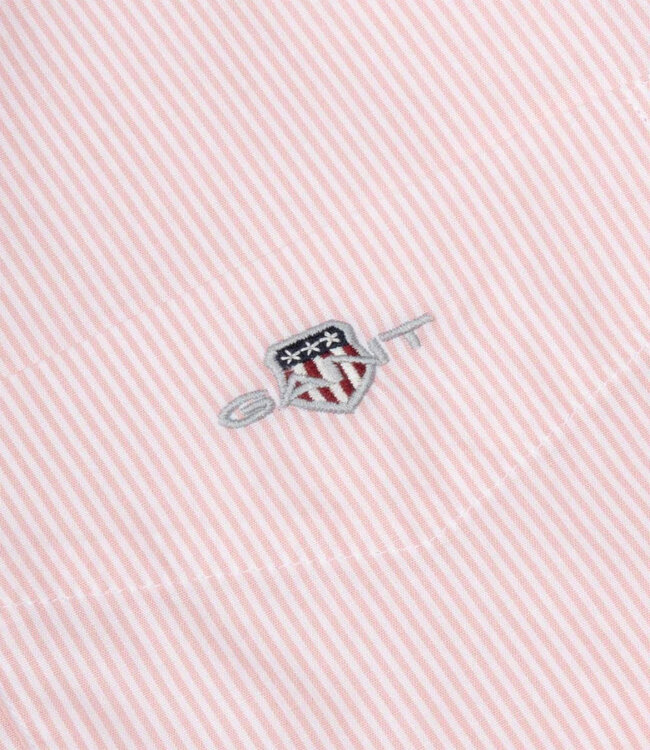 Gant 3000140 666 heren overhemd roze-wit streepje