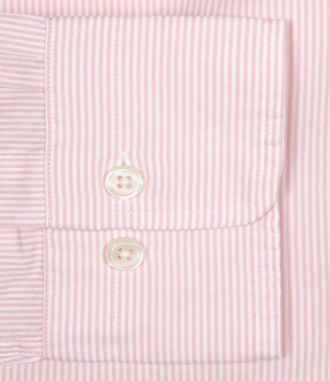 Gant 3000140 666 heren overhemd roze-wit streepje