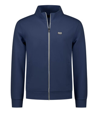 New Zealand Auckland sweat vest shadow navy donkerblauw met rits en zakken