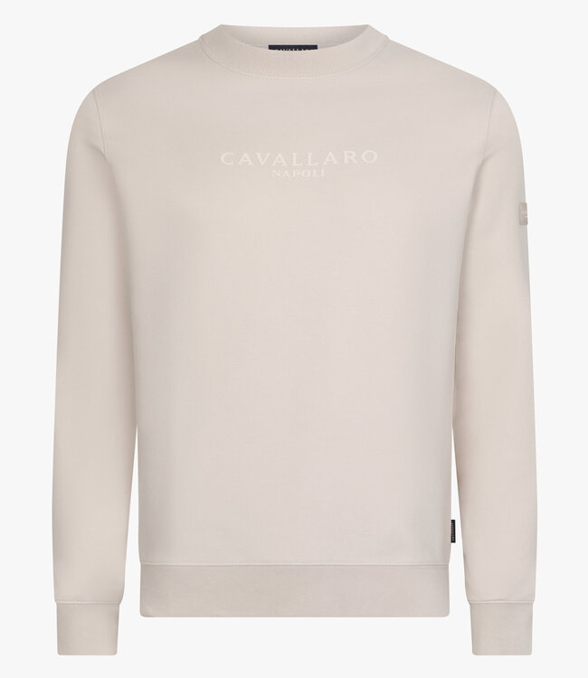Cavallaro 120261008 Murano kit heren sweater ronde hals R Neck Sweat