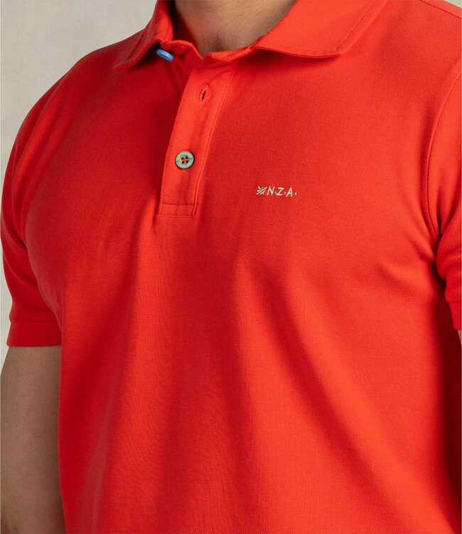 New Zealand Auckland 26CN150 1509 polo red tide rood met gekleurde knopen