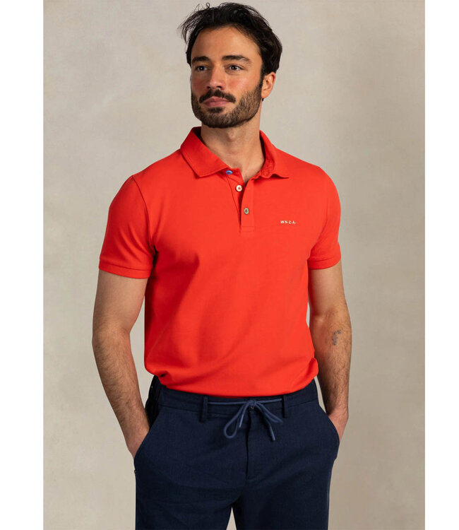 New Zealand Auckland 26CN150 1509 polo red tide rood met gekleurde knopen