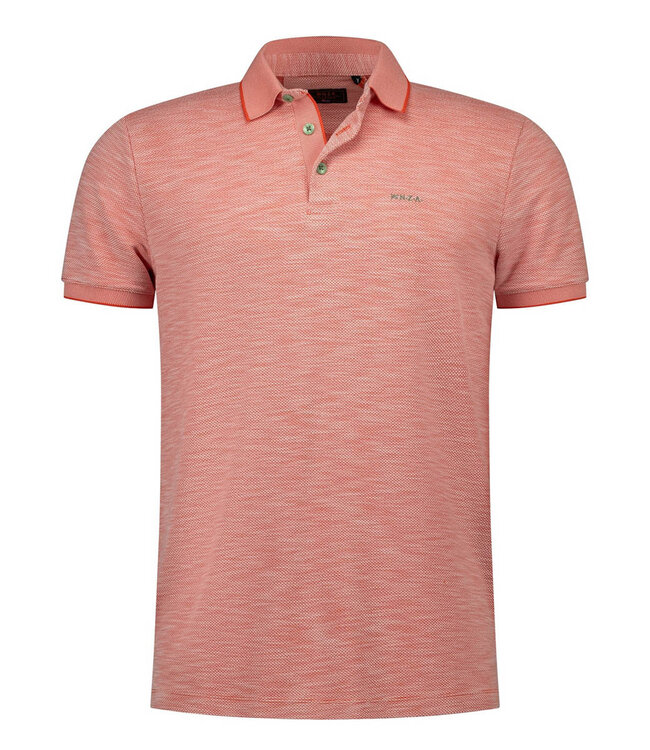 New Zealand Auckland 26CN151 1509 polo rood structuur red tide short sleeve