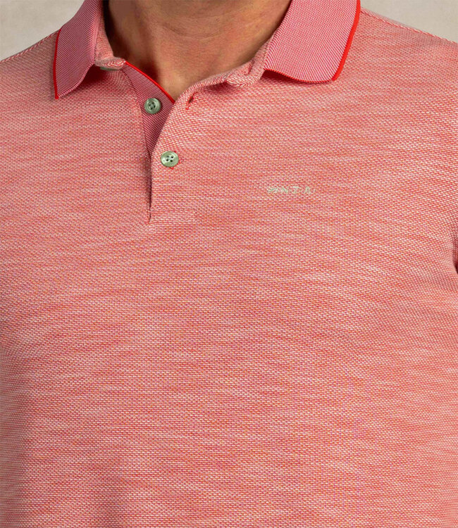 New Zealand Auckland 26CN151 1509 polo rood structuur red tide short sleeve