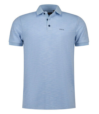 New Zealand Auckland 26CN151 2633 polo lichtblauw structuur