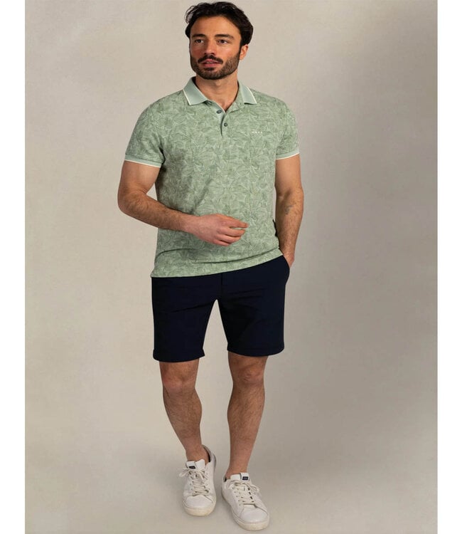 New Zealand Auckland 26CN112 1757 polo mist green groen speciale grafische print