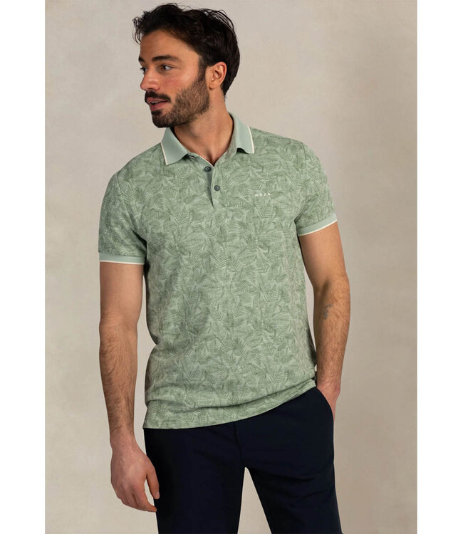 New Zealand Auckland 26CN112 1757 polo mist green groen speciale grafische print