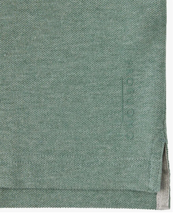 Profuomo PPXD10019K heren polo korte mouw groen 100% katoen