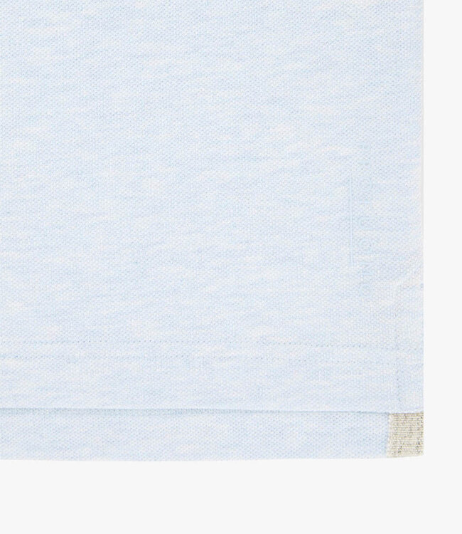 Profuomo PPXD10019M heren polo lichtblauw 100% pique katoen