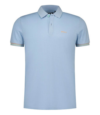 New Zealand Auckland 26CN122 2633 polo lichtblauw structuur sky blue