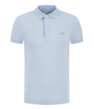 Lacoste Paris polo regular fit lichtblauw polo lichtblauw krokodil