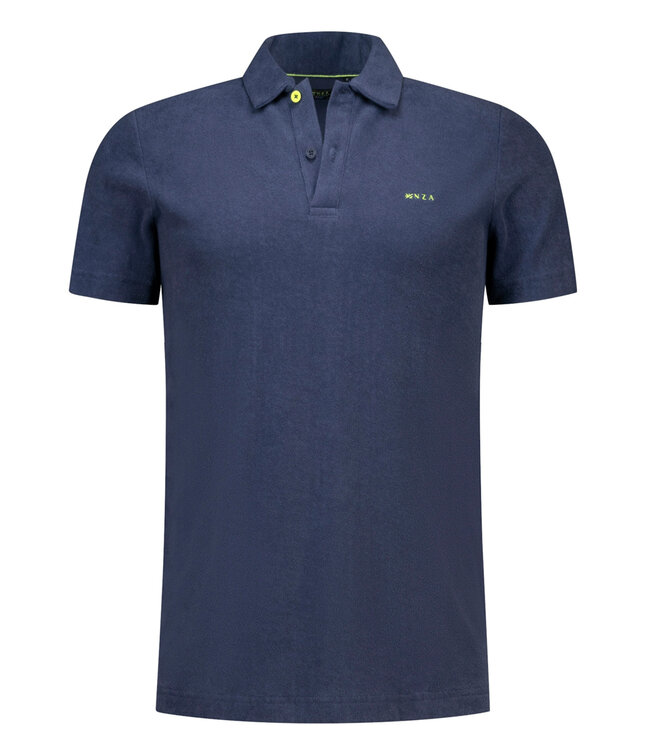 New Zealand Auckland 26DN109 2606 badstof polo brilliant navy donkerblauw