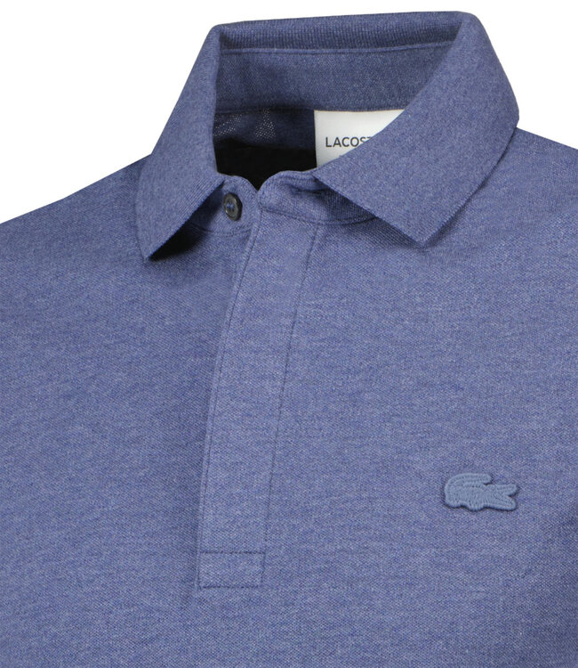 Lacoste PH5522 J2G PHOENIX BLUE regular fit model Paris jeans blauw polo jeans blauw krokodil