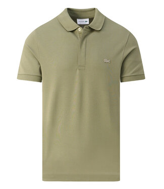Lacoste BMY KHAKI Paris polo regular fit olijfgroen