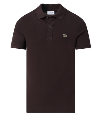 Lacoste PH4012 3LA BUFFALO polo slim fit donkerbruin