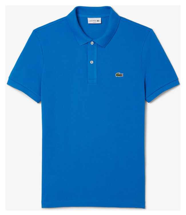 Lacoste PH4012-61 3D3-GIPSY slim fit blauw polo groene krokodil