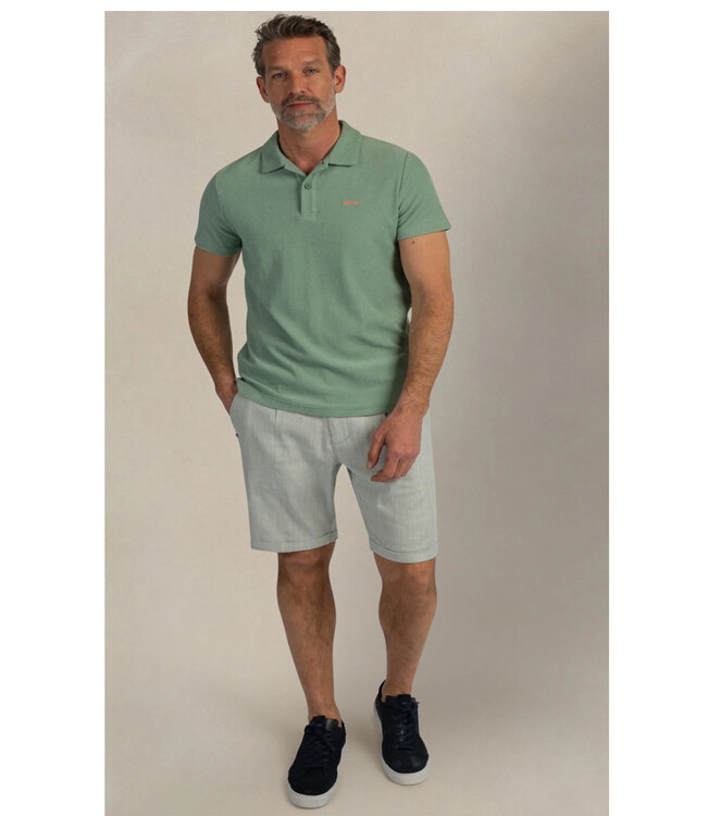 New Zealand Auckland 26DN109 1786 badstof polo fresh army groen