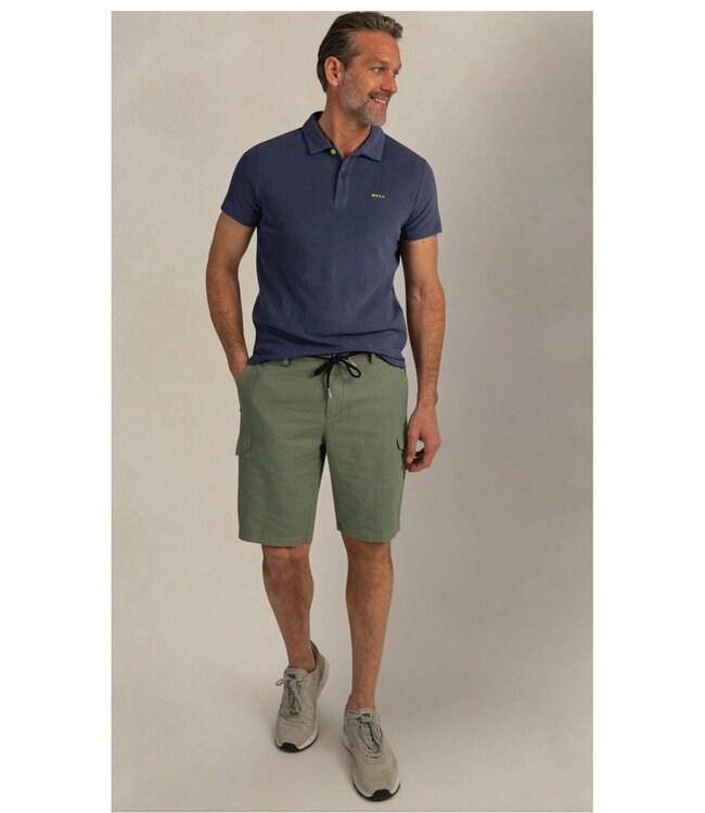 New Zealand Auckland 26DN109 2606 badstof polo brilliant navy donkerblauw