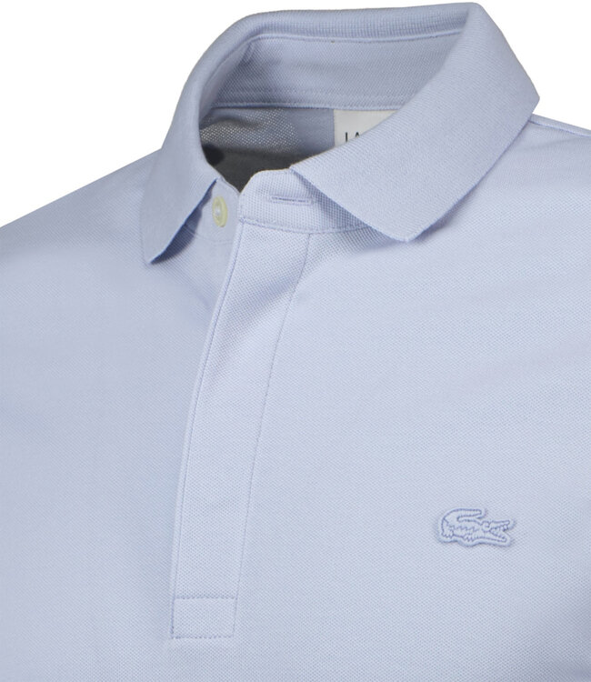 Lacoste PH5522 J2G PHOENIX BLUE regular fit model Paris jeans blauw polo lichtblauw krokodil