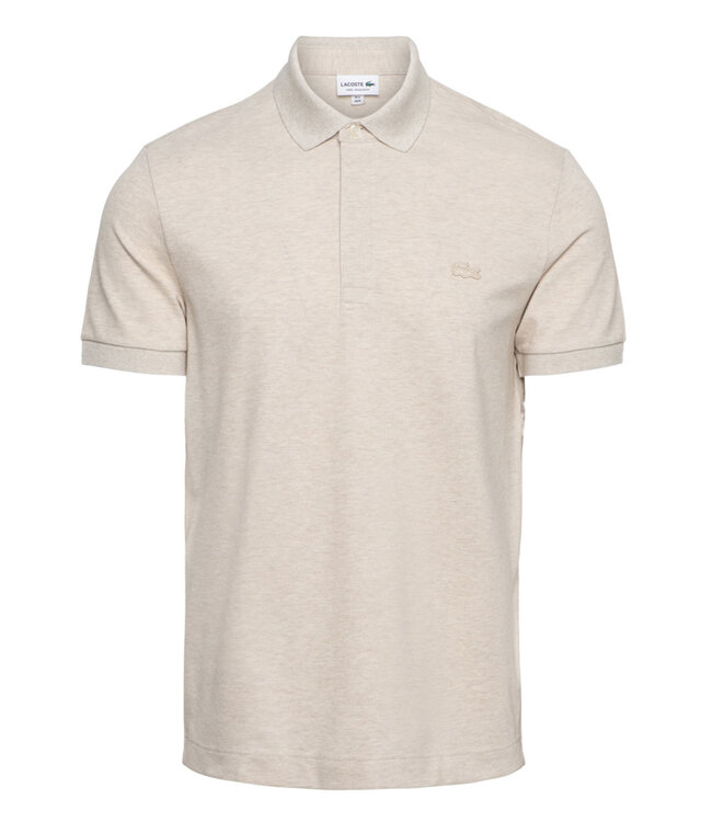 Lacoste PH5522 I18 Moon Chine regular fit model Paris beige melange polo beige melange krokodil