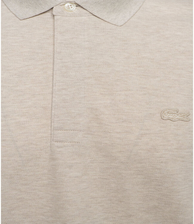 Lacoste PH5522 I18 Moon Chine regular fit model Paris beige melange polo beige melange krokodil