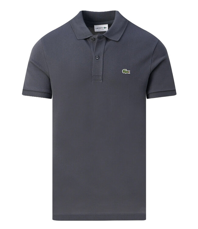 Fred Perry PH4012-61 S5T Graphite slim fit antraciet grijs polo groene krokodil