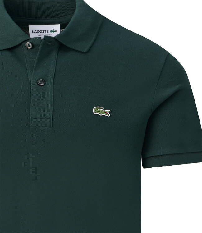 Lacoste PH4012-61 AFK Linnee slim fit donkergroen polo groene krokodil