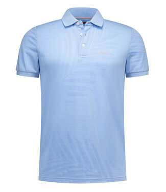 New Zealand Auckland lichtblauw sunny blue speciale print polo