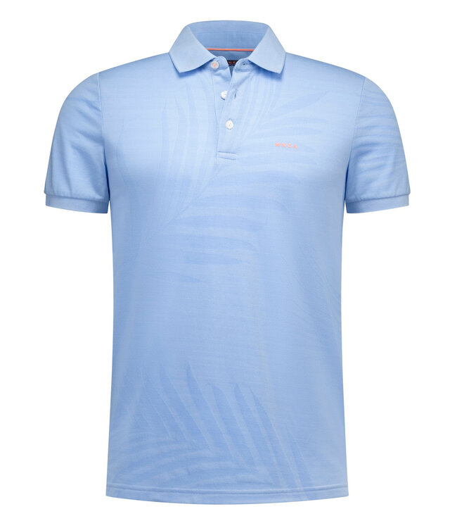 New Zealand Auckland 26DN116 2644 lichtblauw sunny blue speciale print polo
