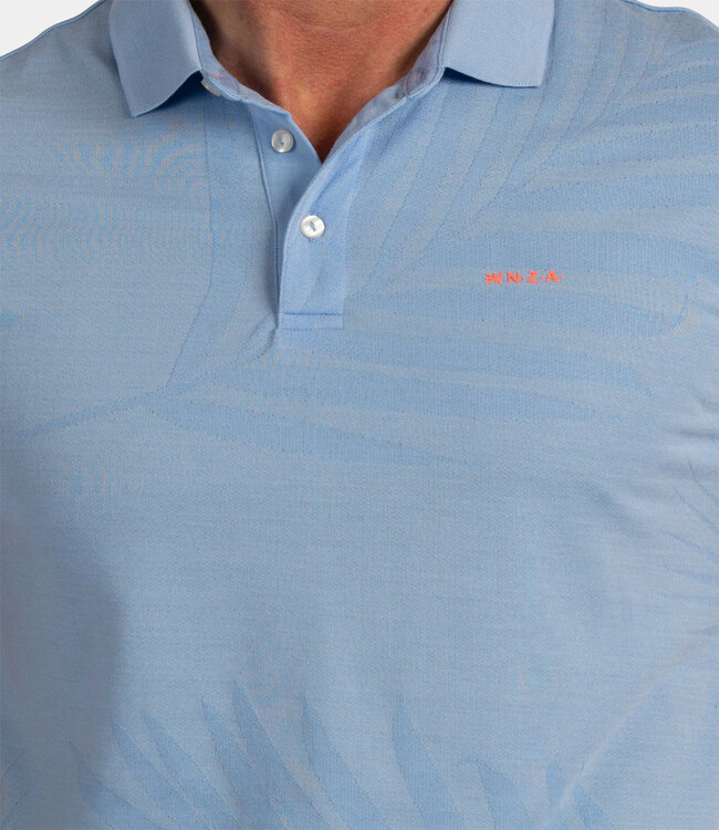 New Zealand Auckland 26DN116 2644 lichtblauw sunny blue speciale print polo
