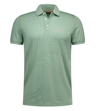 New Zealand Auckland olijfgroen fresh army speciale print polo