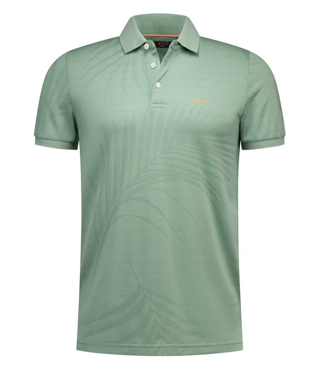 New Zealand Auckland 26DN116 1786 olijfgroen fresh army speciale print polo