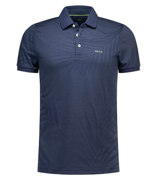 New Zealand Auckland donkerblauw brilliant navy speciale print polo