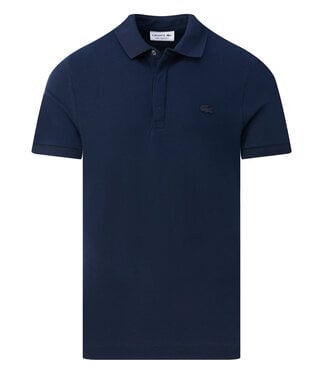 Lacoste Paris polo regular fit donkerblauw polo donkerblauw krokodil