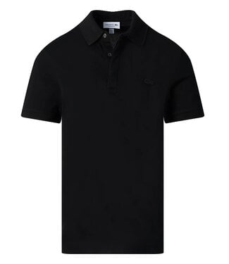 Lacoste Paris polo regular fit zwart polo zwart krokodil
