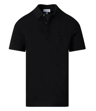 Lacoste Paris polo regular fit zwart polo zwart krokodil