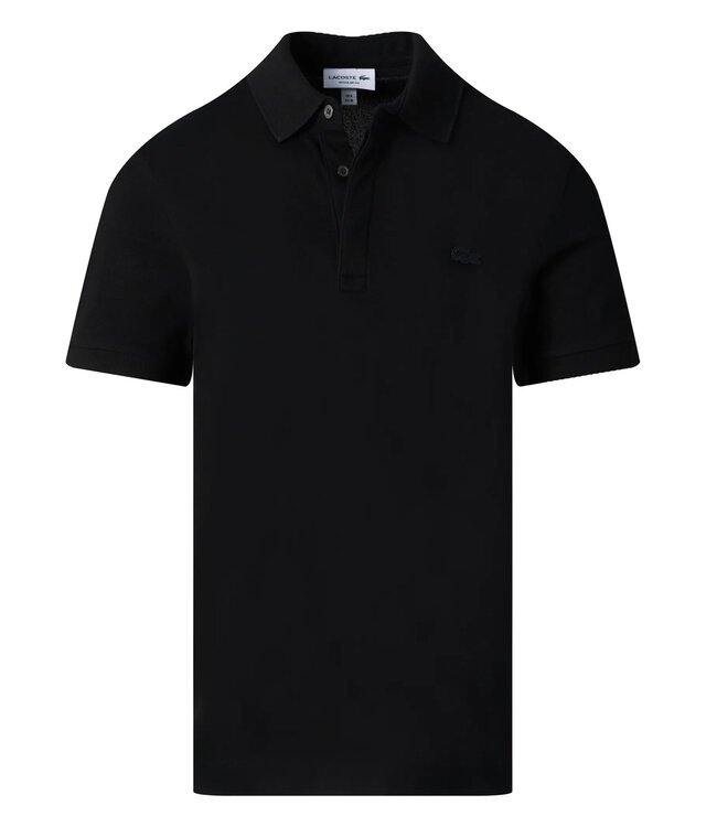 Lacoste PH5522 031 regular fit model Paris zwart polo zwart krokodil