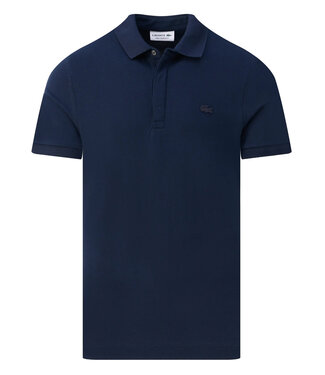Lacoste Paris polo regular fit donkerblauw polo donkerblauw krokodil