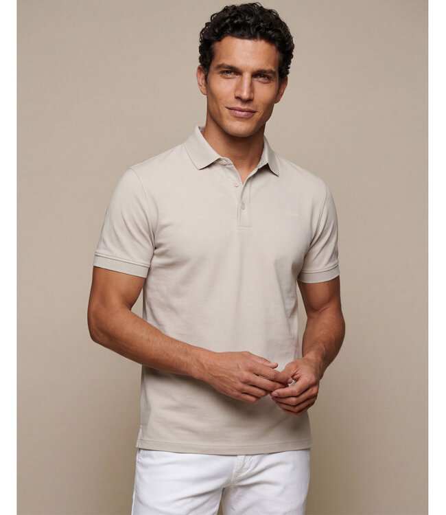 Cavallaro 116261003 heren polo bavegio dark kit katoen stretch