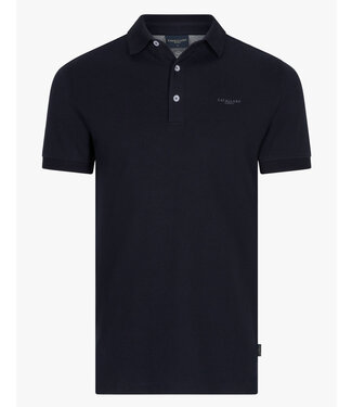 Cavallaro heren polo donkerblauw dark blue katoen stretch Bavegio