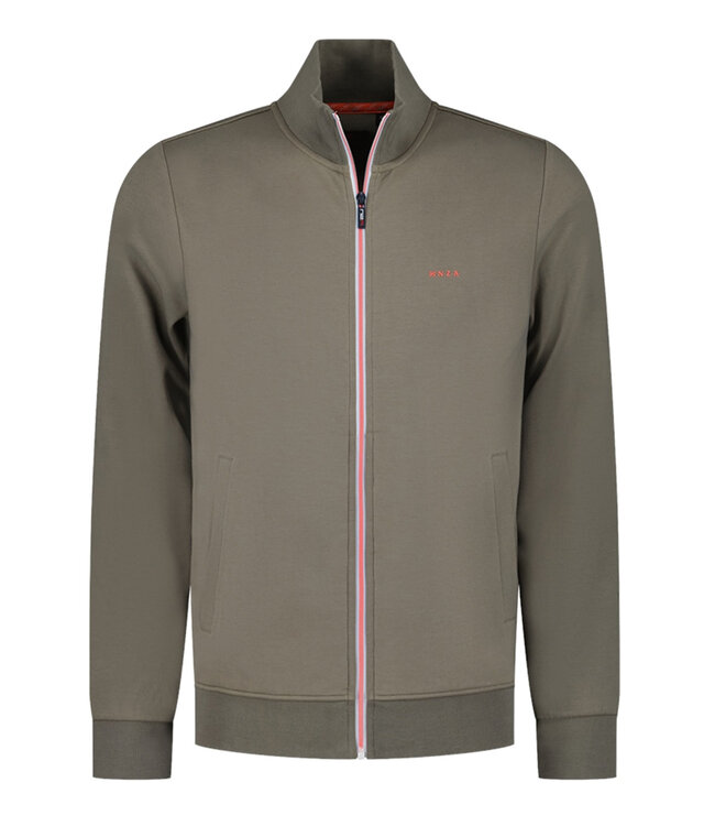 New Zealand Auckland sweat vest bruin zakken en ritsen