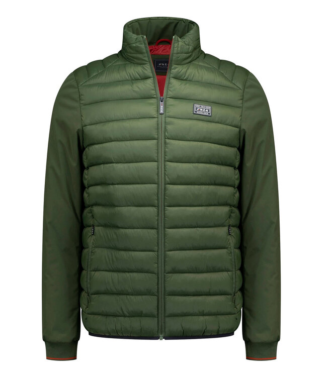 New Zealand Auckland 26GN800 2701 jacket scouting green gewatteerde jas met rits en zakken