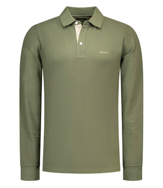 New Zealand Auckland scouting green polo lange mouw
