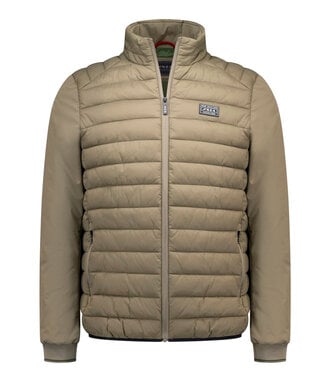 New Zealand Auckland 26GN800 1155 jacket tan sand gewatteerde jas met rits en zakken