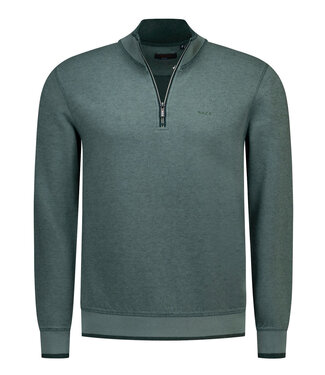 New Zealand Auckland dark hunter melange sweat half zip