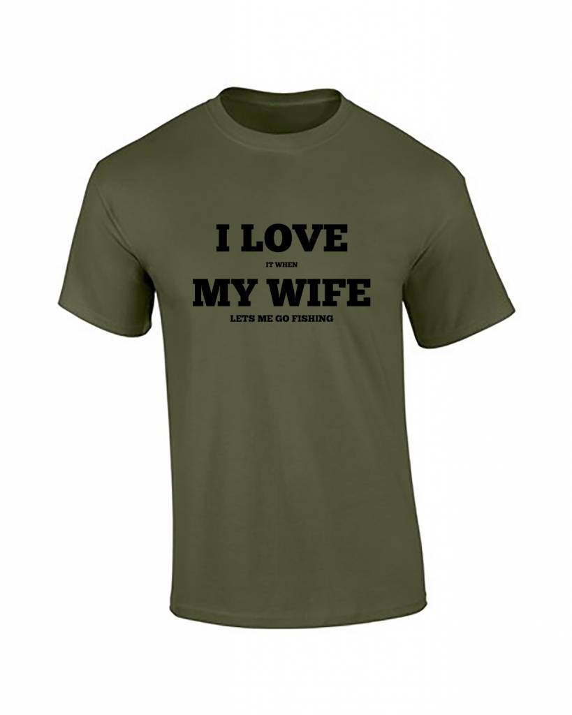 House of Carp Carp clothing House of Carp - Love my wife T-Shirt