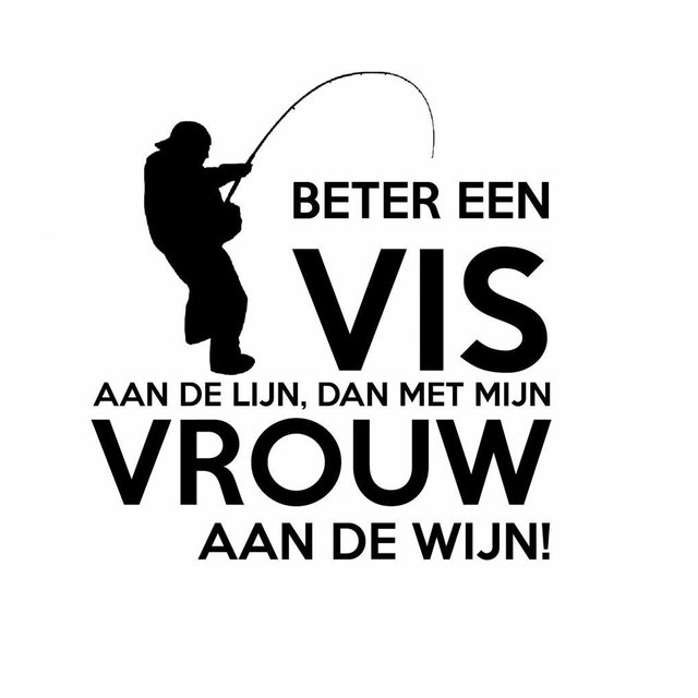 House of Carp Vis aan de lijn T-Shirt