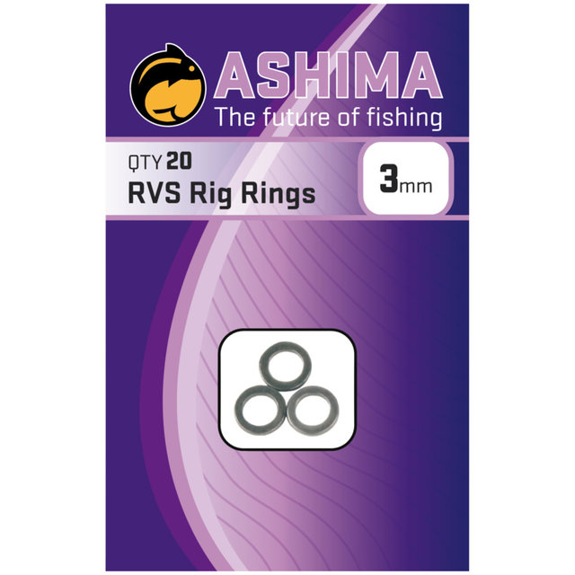 Ashima Rustfri Stål Rig Ringe 3 mm
