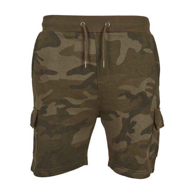 Camo Terry Cargo Shorts