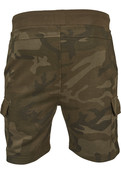 Camo Frottee-Cargo-Shorts